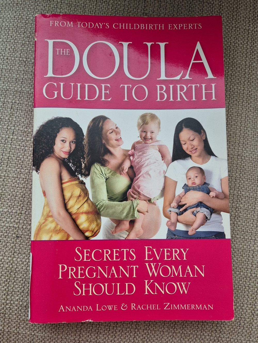 The Doula Guide to Birth - Pink & White Cover